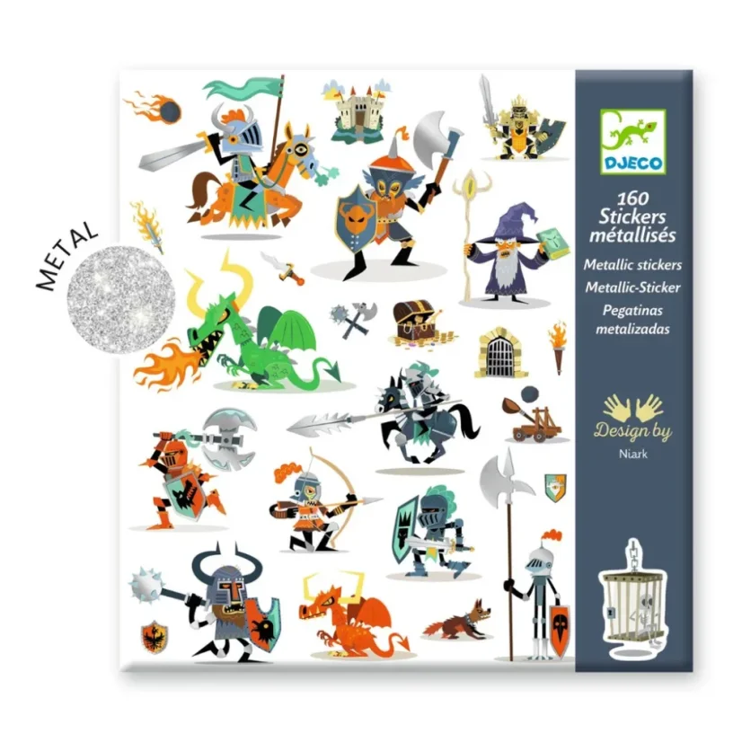 Samolepky Rytířská bitva – 160 ks