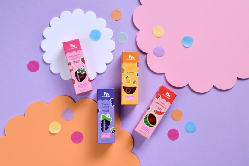 Sloupávací netoxický lak na nehty Gummy Grape - Typ: Cherry Berry - Bright Pink