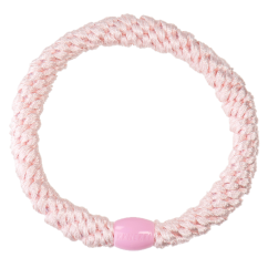 Gumička do vlasů s korálkem – Ballet Pink