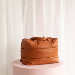 Velká víkendová taška Camill Puffy – Adobe