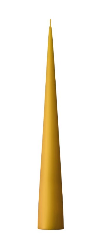 Kónická svíčka Warm Amber (37 cm)