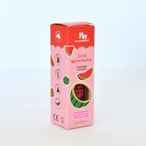 Přírodní lesk na rty s příchutí melounu Juicy Watermelon