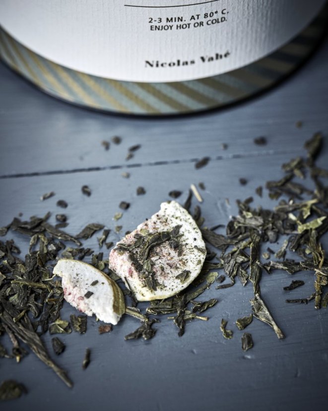 Zelený čaj s fíky a citronem