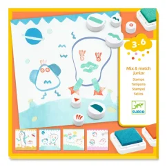 Razítkovací set Příšerky – kreativní sada pro děti