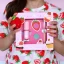 Přírodní dětská make-up sada Strawberry Cupcake