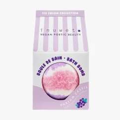 Šumivá bomba do koupele Ice Cream s vůní černého rybízu