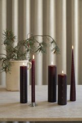 Adventní svíčka Pillar Calendar Winter Rose