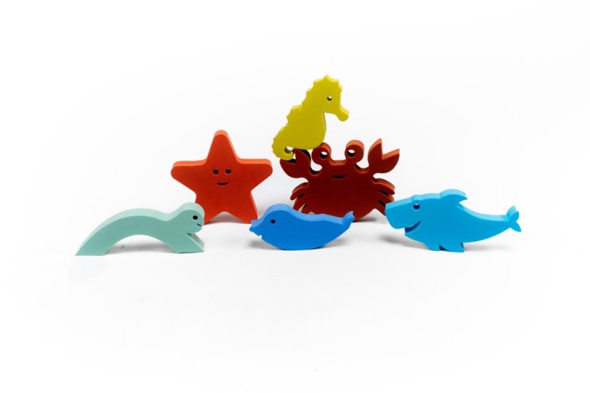 Pěnová sada zvířátek do vody Waterfun