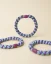 Gumička do vlasů Seablue Dark Purple Glitter Stripe