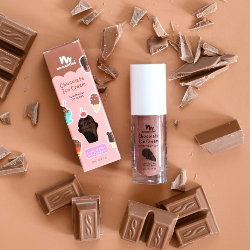 Přírodní lesk na rty s příchutí čokoládové zmrzliny – Chocolate Ice Cream