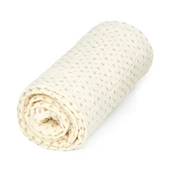 Mušelínová deka z bio bavlny GOTS Rowan, 100 × 100 cm