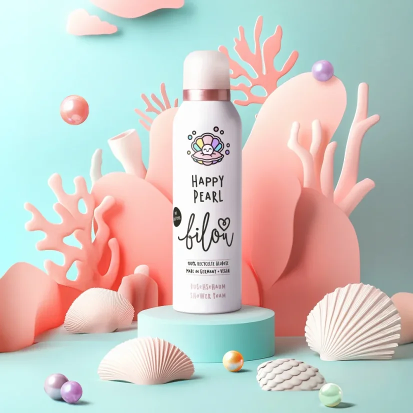 Sprchová pěna s vůní ovoce a vanilky Happy Pearl