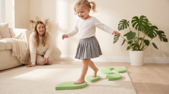 Pěnové balanční listy Stepping Leafs – 5 ks
