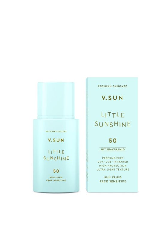 Opalovací fluid na obličej SPF 50 bez parfemace – ultralehká ochrana pro každý den