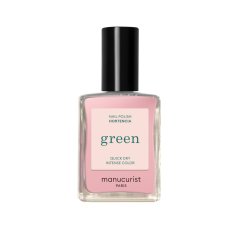 Green lak Hortencia – přírodní transparentní růžový lak na nehty 15 ml