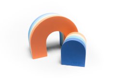 Pěnové bloky ve tvaru duhy Nature Walk Rainbow