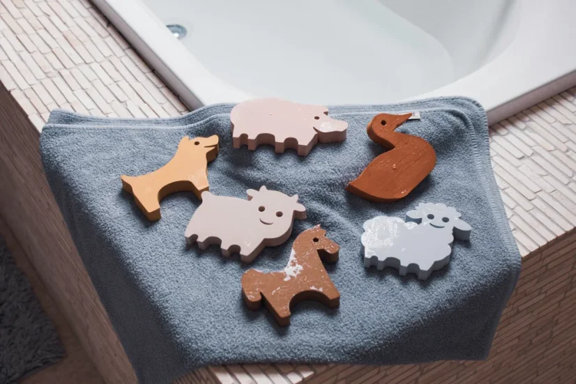 Pěnová sada zvířátek do vody Waterfun Farm