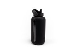Skleněná lahev s pítkem 800 ml Bink Day - Black