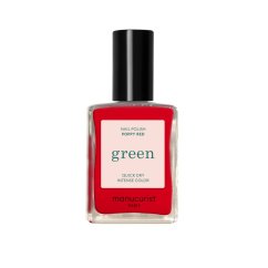 Green Poppy Red – přírodní lak na nehty 15 ml