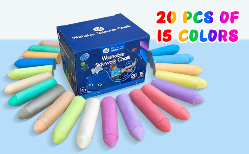 Chodníkové křídy (20 ks)