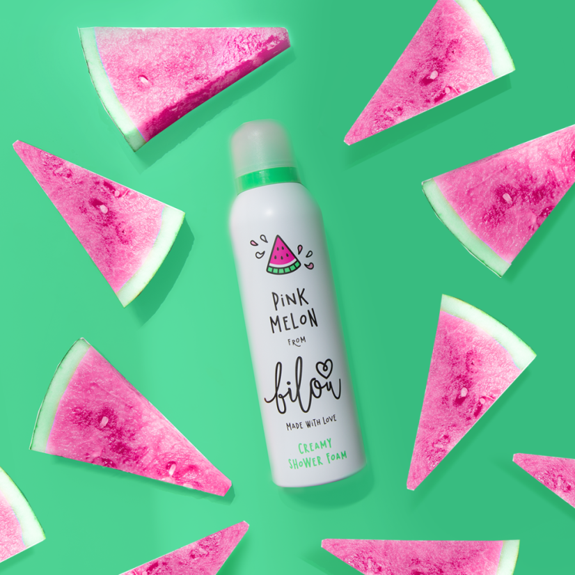 Sprchová pěna s vůní melounu a malin Pink Melon