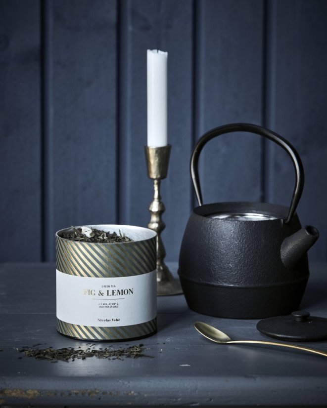 Zelený čaj s fíky a citronem