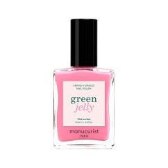 Green lak Jelly Pink Sorbet – přírodní lak na nehty s jelly efektem