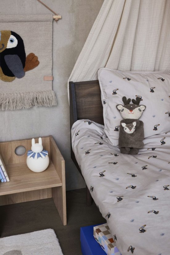 Povlečení s tukany, béžové