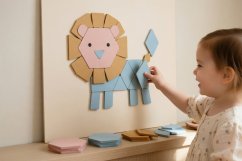 Magnetic Puzzle – magnetická kreativní skládačka 48 dílků