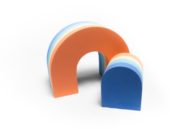 Pěnové bloky ve tvaru duhy Nature Walk Rainbow