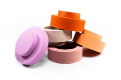 Stolička z balančních kamenů Rainbow Chair Earth