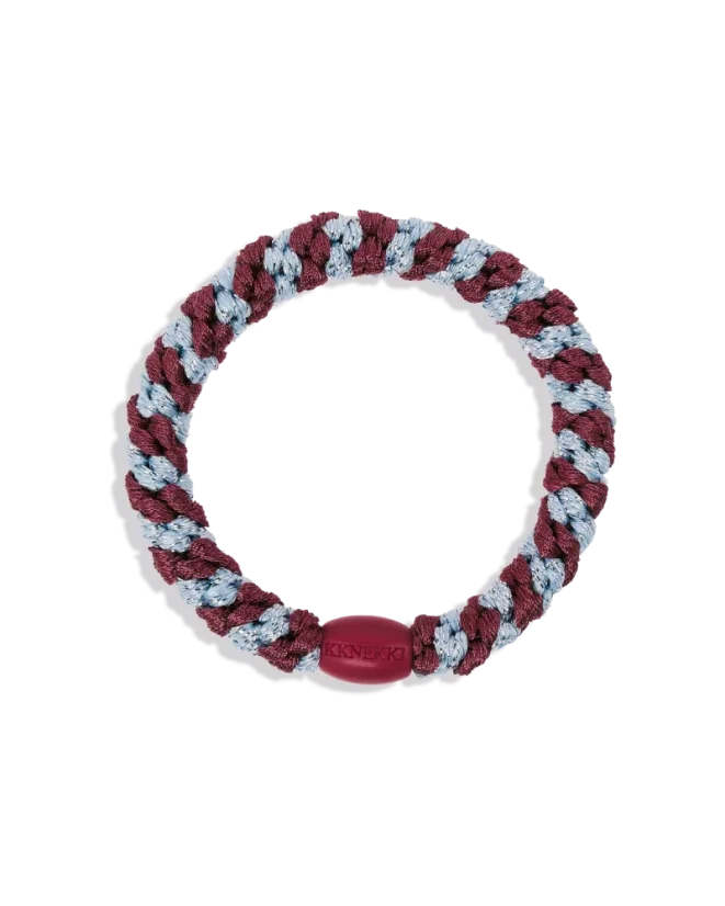 Gumička do vlasů Rosewood Seablue Glitter Stripe
