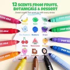Voňavé fixy pro děti – 24 barev Pop Scents