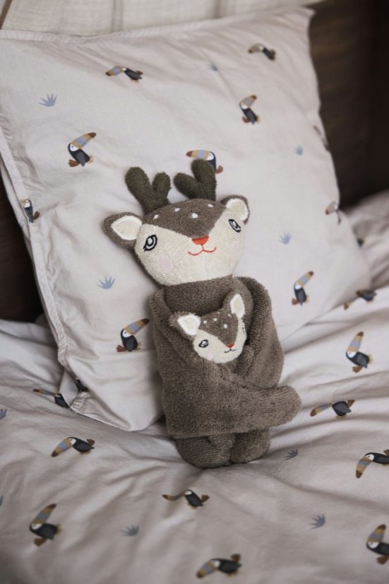 Povlečení s tukany, béžové