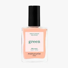 Green Milky Peach – mléčně broskvový lak na nehty, 15 ml