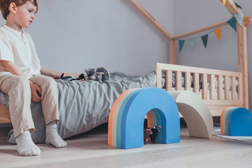 Pěnové bloky ve tvaru duhy Nature Walk Rainbow