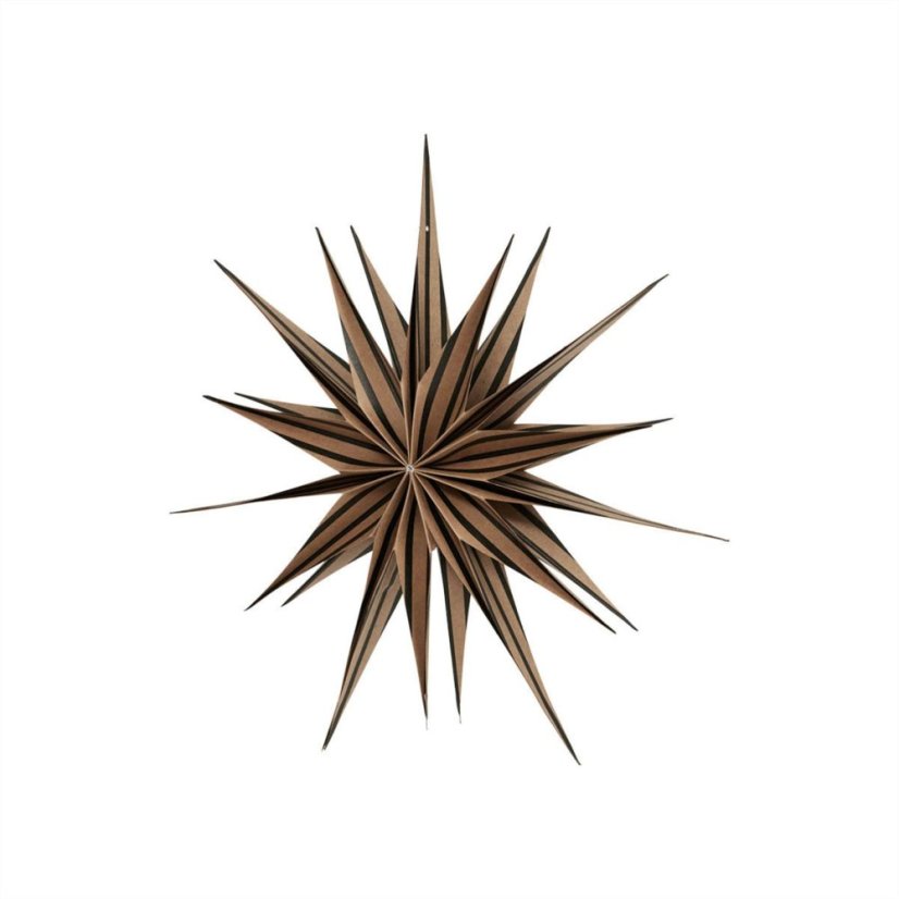 Dekorativní vánoční hvězda Toppu Brown/Black