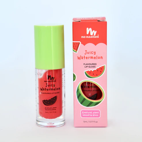 Přírodní lesk na rty - Příchut: Natural Kids Lip Gloss Juicy Watermelon