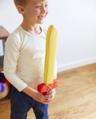 Měkký hedvábný  meč