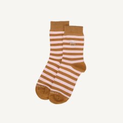 Proužkované ponožky Stripes Pink Mocca