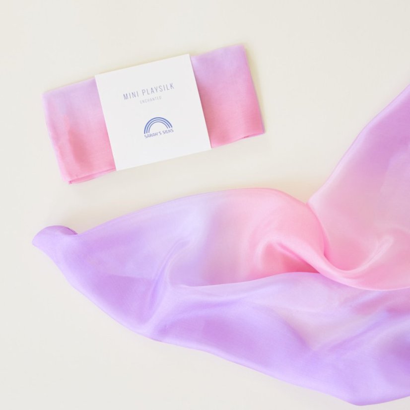 Mini Enchanted Playsilks - Fire: Blossom