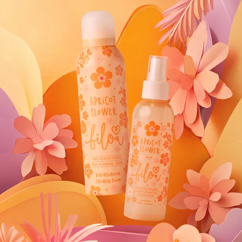 Sprchová pěna s vůní meruněk a vanilky Apricot Flower